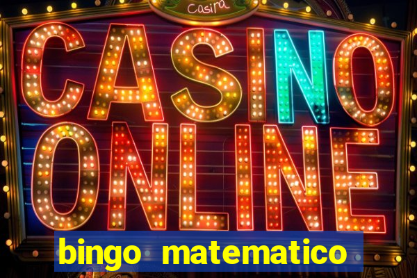 bingo matematico para ensino medio